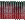 Tiki Bamboo Stick  Laminated Red Shad